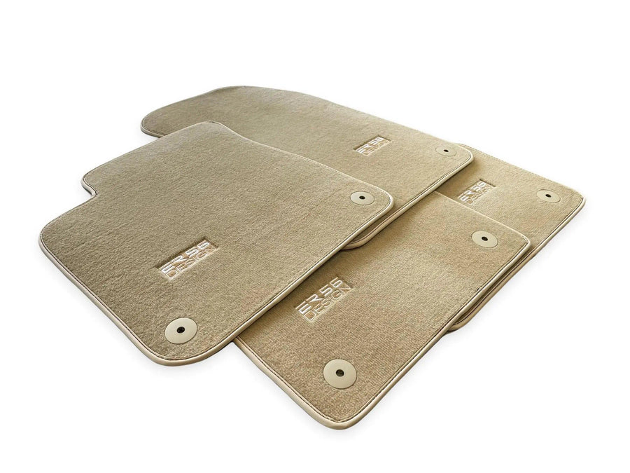 Beige Floor Mats for Audi Q8 e-tron Sportback (2023-2025) | ER56 Design - AutoWin