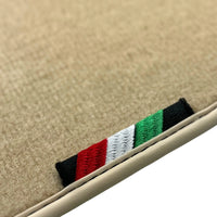 Beige Floor Mats for Ferrari 488 (2015-2022) | Italian Edition
