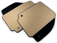 Beige Floor Mats For Ferrari 488 Spider 2015-2022 With Alcantara Leather - AutoWin