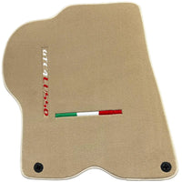 Beige Floor Mats for Ferrari GTC4 Lusso (2016-2023) Italian Edition - AutoWin