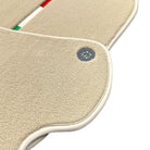 Beige Floor Mats for Ferrari Portofino (2018-2023) Italian Edition - AutoWin