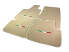Beige Floor Mats For Maserati Coupé (2001-2007) Italy Edition - AutoWin