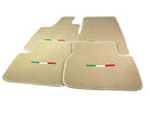 Beige Floor Mats For Maserati Coupé (2001-2007) Italy Edition - AutoWin