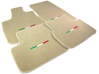 Beige Floor Mats For Maserati Ghibli 2013-2022 Italy Edition - AutoWin
