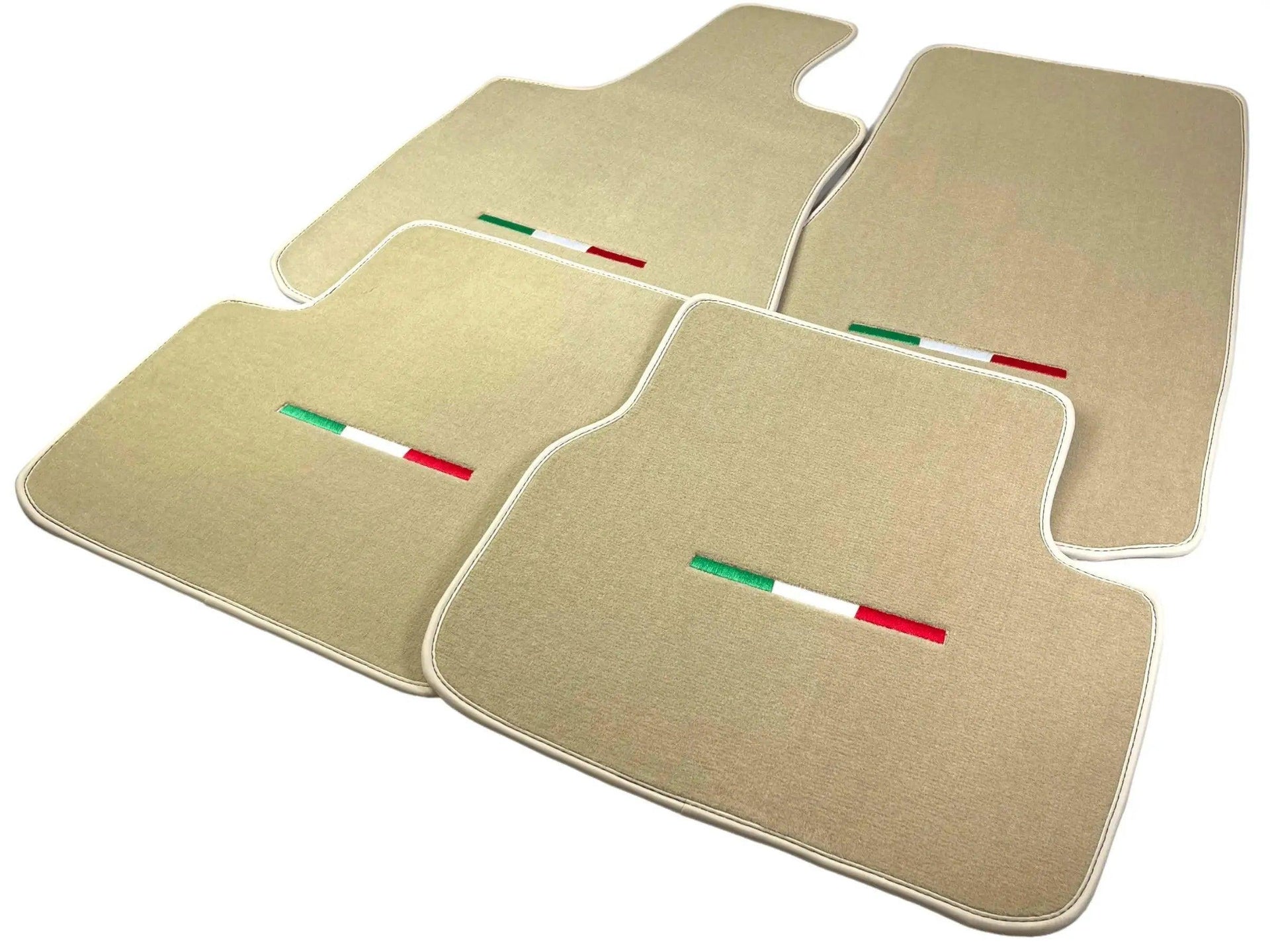 Beige Floor Mats For Maserati Grecale (2023-2024) Italy Edition - AutoWin