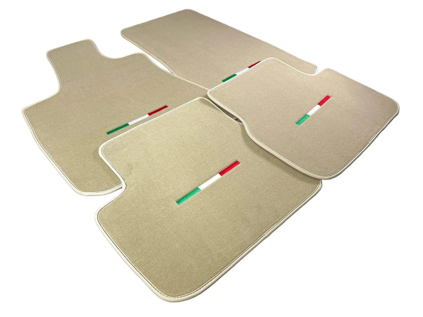 Beige Floor Mats For Maserati Levante (2017-2023) Italy Edition - AutoWin