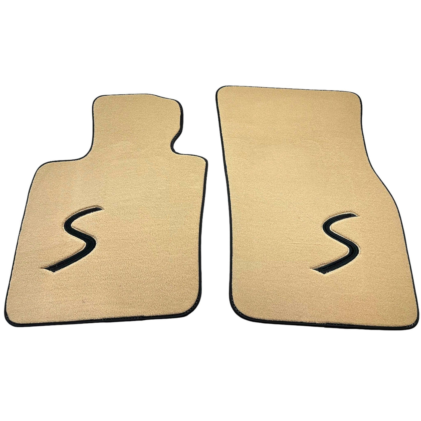 Beige Floor Mats for Mini Cooper / One R53 (2001-2007) Cooper S - AutoWin