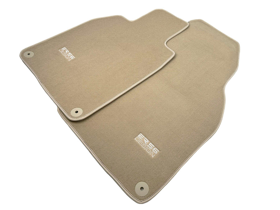 Beige Floor Mats for Porsche 718 Boxster (2016-2023) | Er56 Design - AutoWin