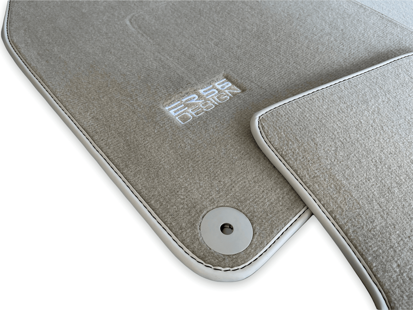 Beige Floor Mats for Porsche 911 - 992 (2019-2024) | ER56 Design - AutoWin