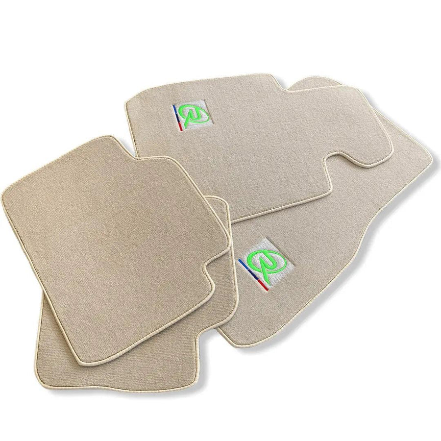 Beige Mats For BMW 4 Series G23 Convertible Tailored Set Perfect Fit - AutoWin