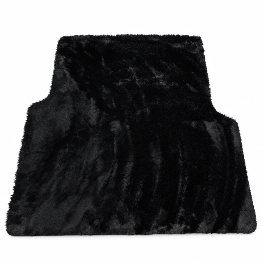 Customizable Black Sheepskin Trunk Floor Mat for Bentley Continental GTC (2011–2018)