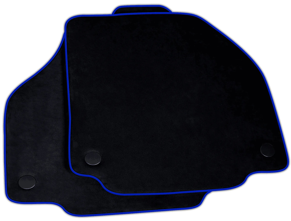 Black Alcantara Floor Mats for Ferrari 458 Italia (2009-2015) | Various Trim Colors