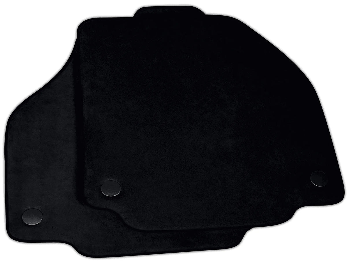Black Alcantara Floor Mats for Ferrari F8 Spider (2019-2023) | Various Trim Colors