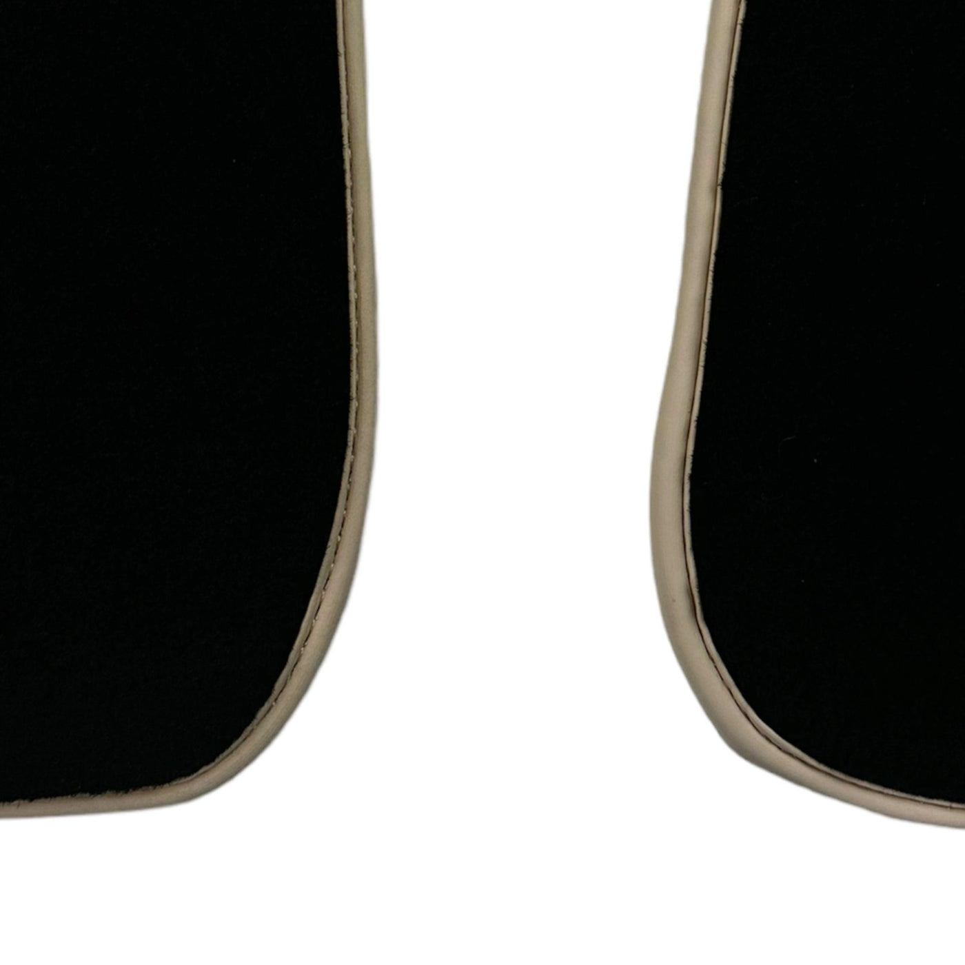 Black Floor Mats Beige Trim for Pontiac FireBird (1970-1981) Trans Am - AutoWin
