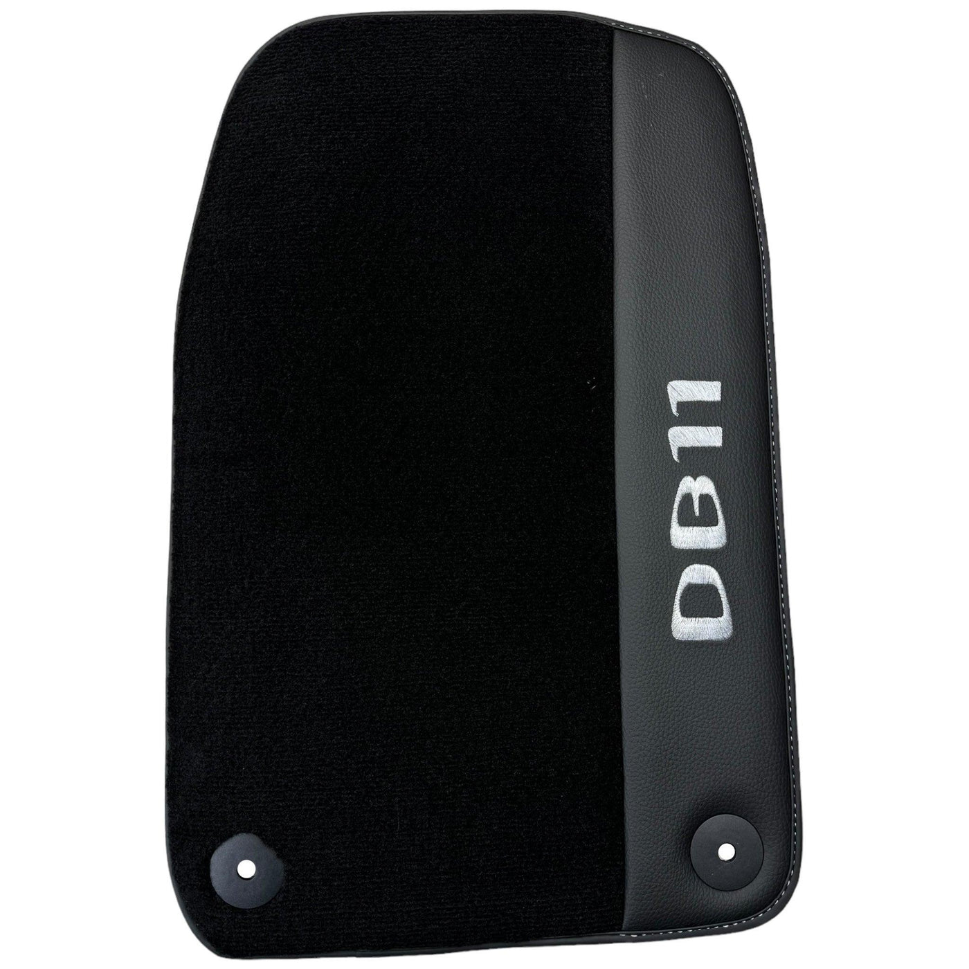 Black Floor Mats for Aston Martin DB11 (2016–2023) with Leather - AutoWin