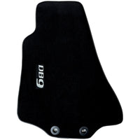Black Floor Mats for Aston Martin DB9 Volante (2004-2016) Convertible - AutoWin