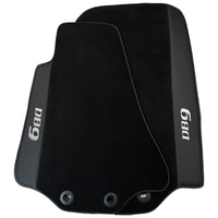 Black Floor Mats for Aston Martin DB9 Volante (2004-2016) Convertible with Leather - AutoWin