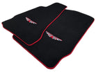 Black Floor Mats For Aston Martin DBX (2020– 2023) | Red Trim - AutoWin