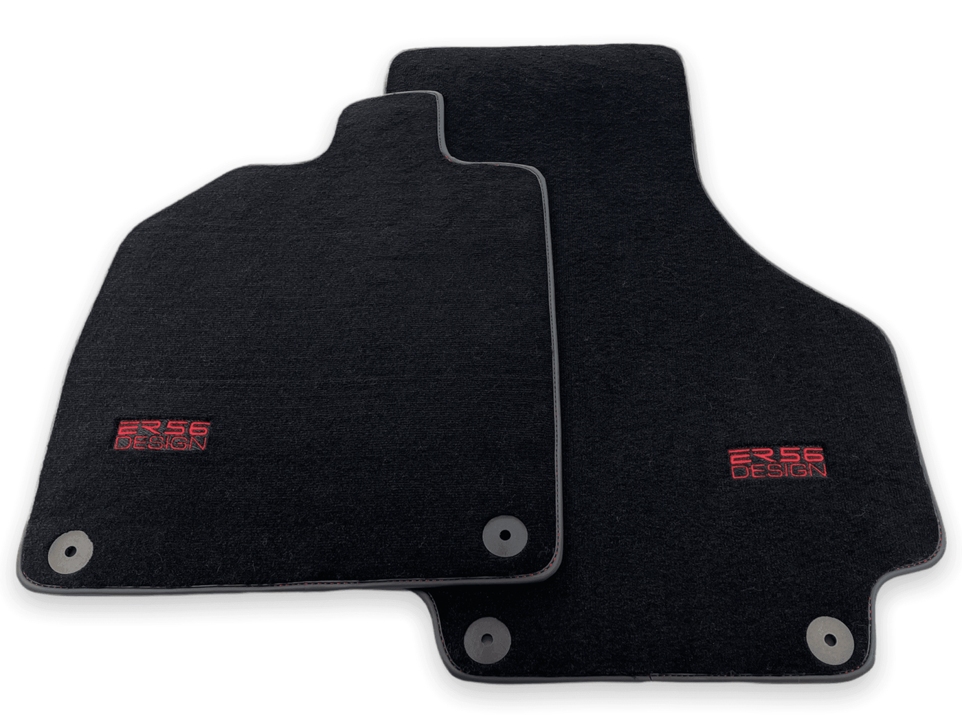 Black Floor Mats For Audi R8 2015-2023 ER56 Design - AutoWin