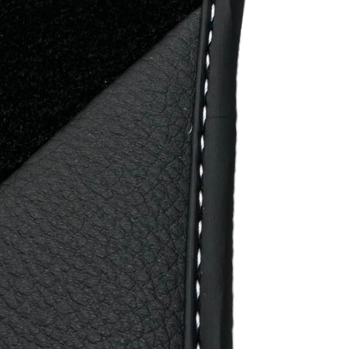 Black Floor Mats for Audi TT MK1 Coupe (1998-2006) with Leather - AutoWin