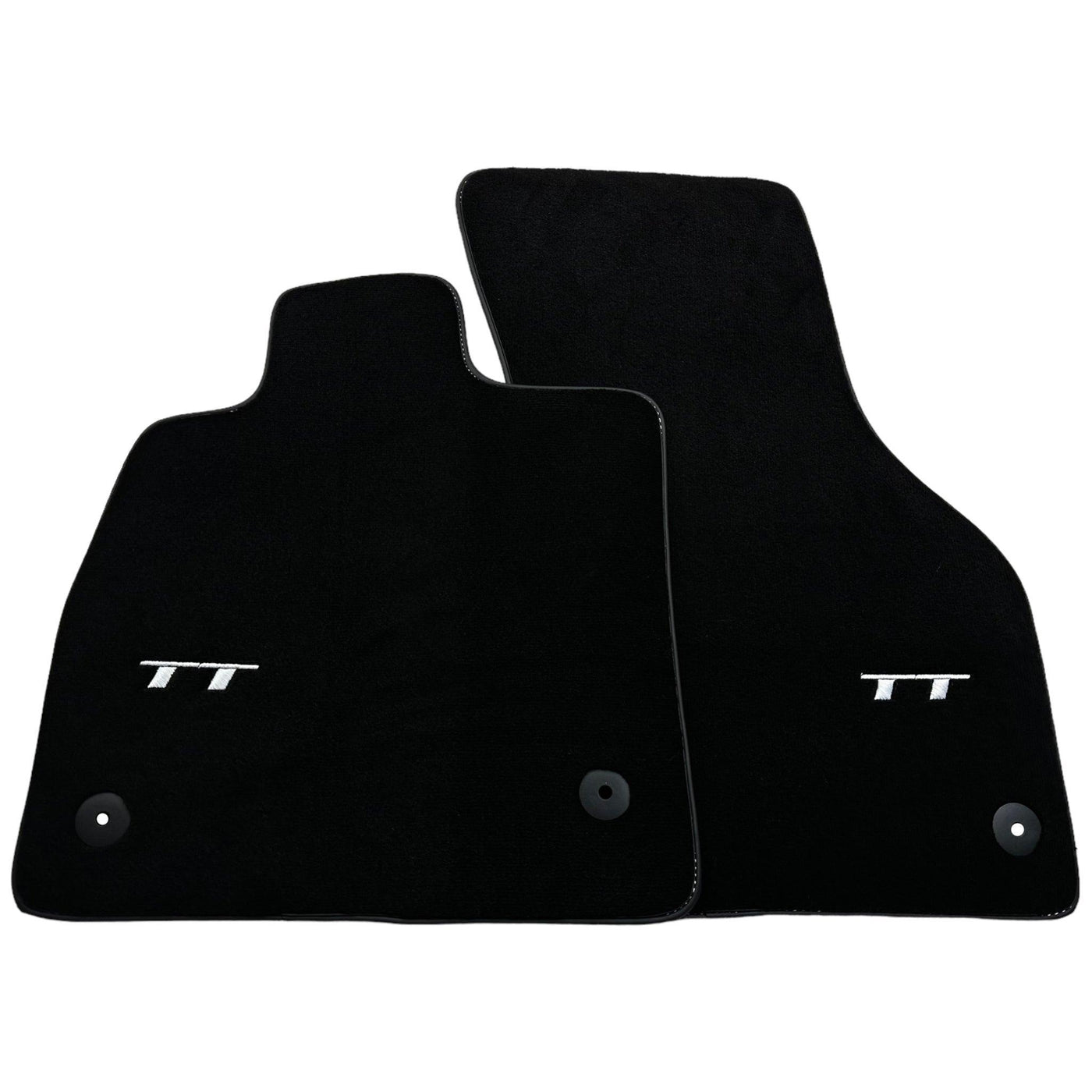 Black Floor Mats for Audi TT MK2 Coupe (2006-2014) - AutoWin