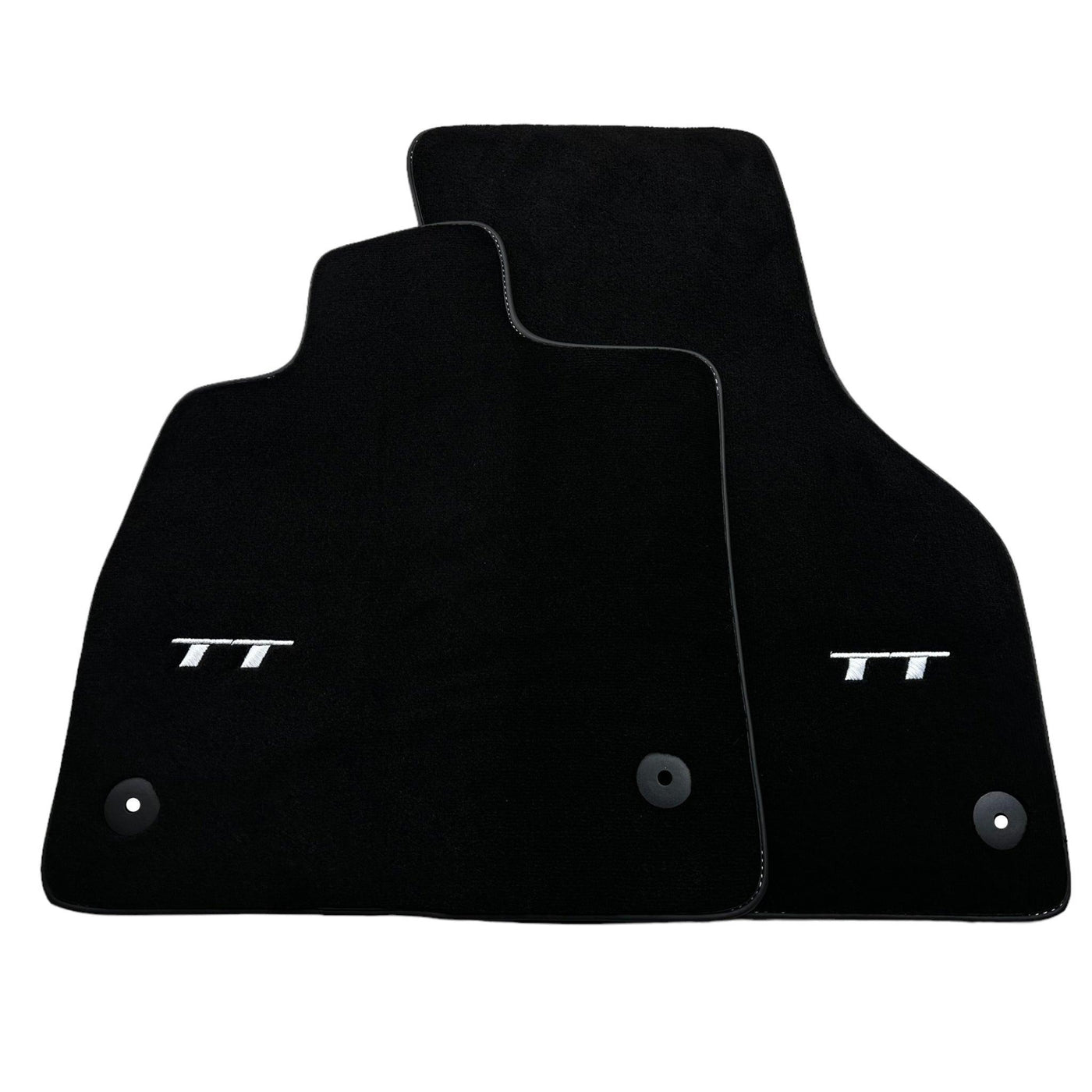 Black Floor Mats for Audi TT MK2 Coupe (2006-2014) - AutoWin
