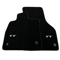 Black Floor Mats for Audi TT MK2 Coupe (2006-2014) - AutoWin