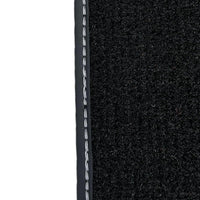 Black Floor Mats For Bentley Bentayga (2015-2023) with Leather - AutoWin