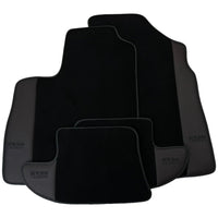 Black Floor Mats for Bentley Continental GT (2003–2011) with Dark Brown Leather | ER56 Design - AutoWin