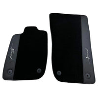 Black Floor Mats For Bentley Continental GT (2018–2023) Speed with Leather - AutoWin