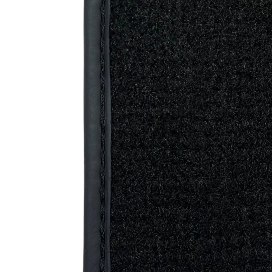 Black Floor Mats for Bentley Continental GTC (2006–2011) with Leather | ER56 Design - AutoWin