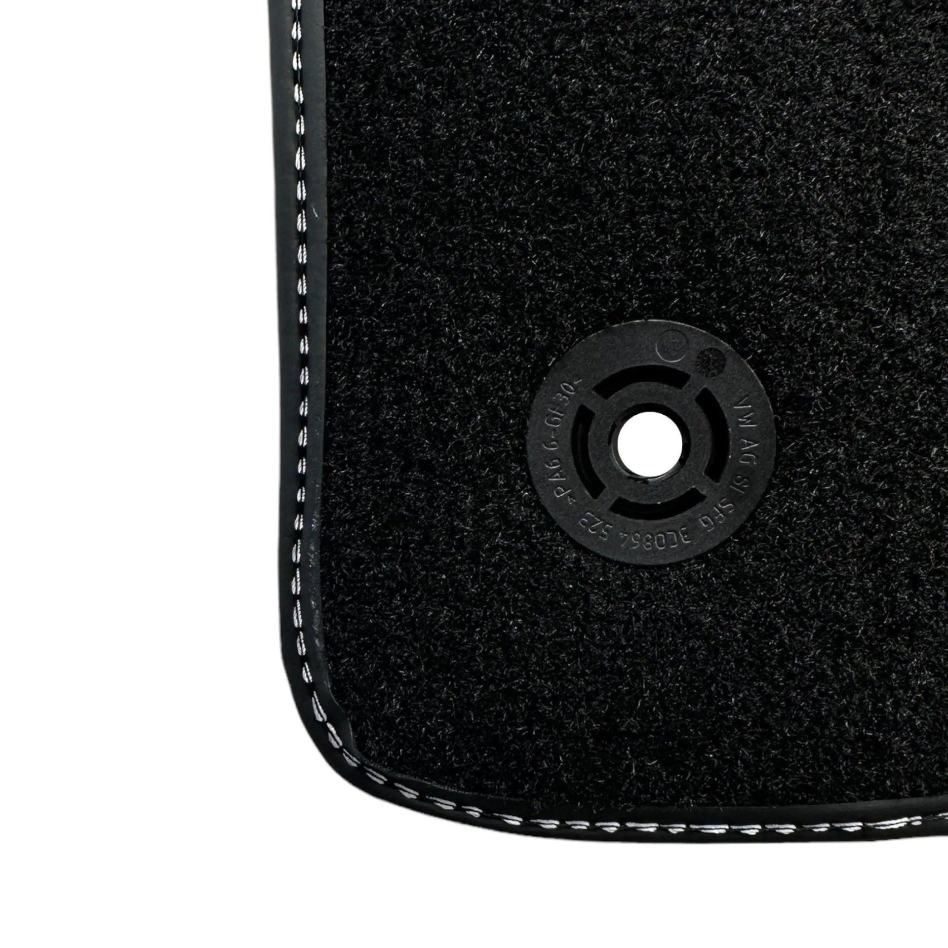 Black Floor Mats For Bentley Continental GTC (2018-2023) Speed with Leather - AutoWin