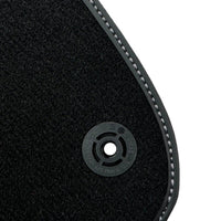 Black Floor Mats For Bentley Continental GTC (2018-2023) Speed with Leather - AutoWin