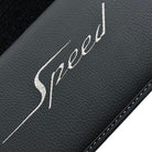 Black Floor Mats For Bentley Flying Spur (2005-2013) with Leather - AutoWin