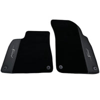 Black Floor Mats For Bentley Flying Spur (2005-2013) with Leather - AutoWin
