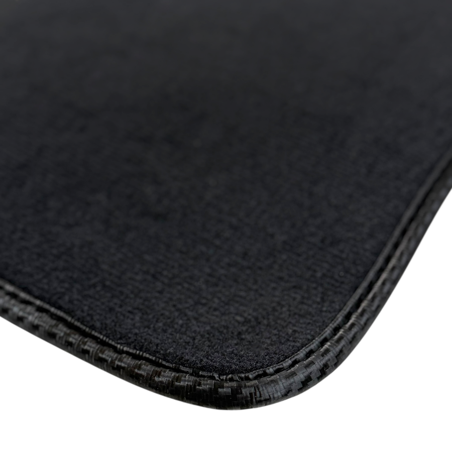 Black Floor Mats for BMW 1 Series E82 (2004-2013) texture detail - BMW 1 Series (2004-2013)