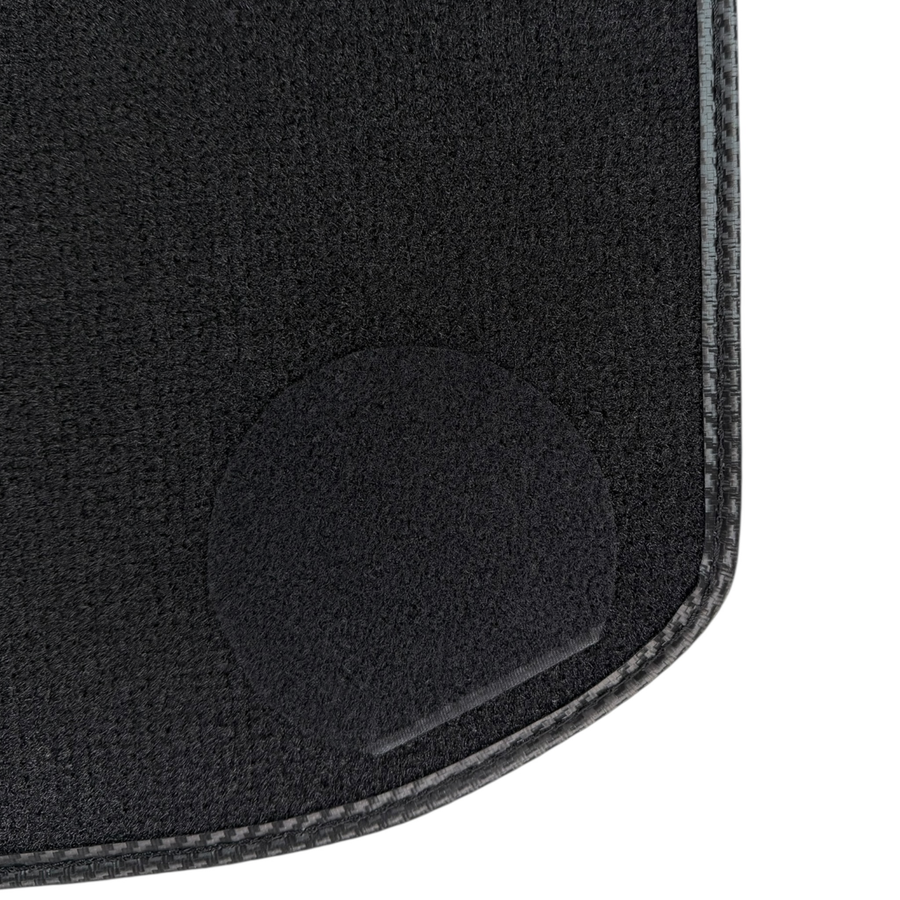 Black Floor Mats for BMW 1 Series E87 (2004-2013) rear view - BMW 1 Series (2004-2013)
