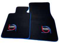 Black Floor Mats For BMW 4 Series G26 Gran Coupe ER56 Design Limited Edition Blue Trim - AutoWin