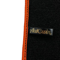 Black Floor Mats For BMW M3 G81 Touring (2022-2026) | Orange Trim - AutoWin