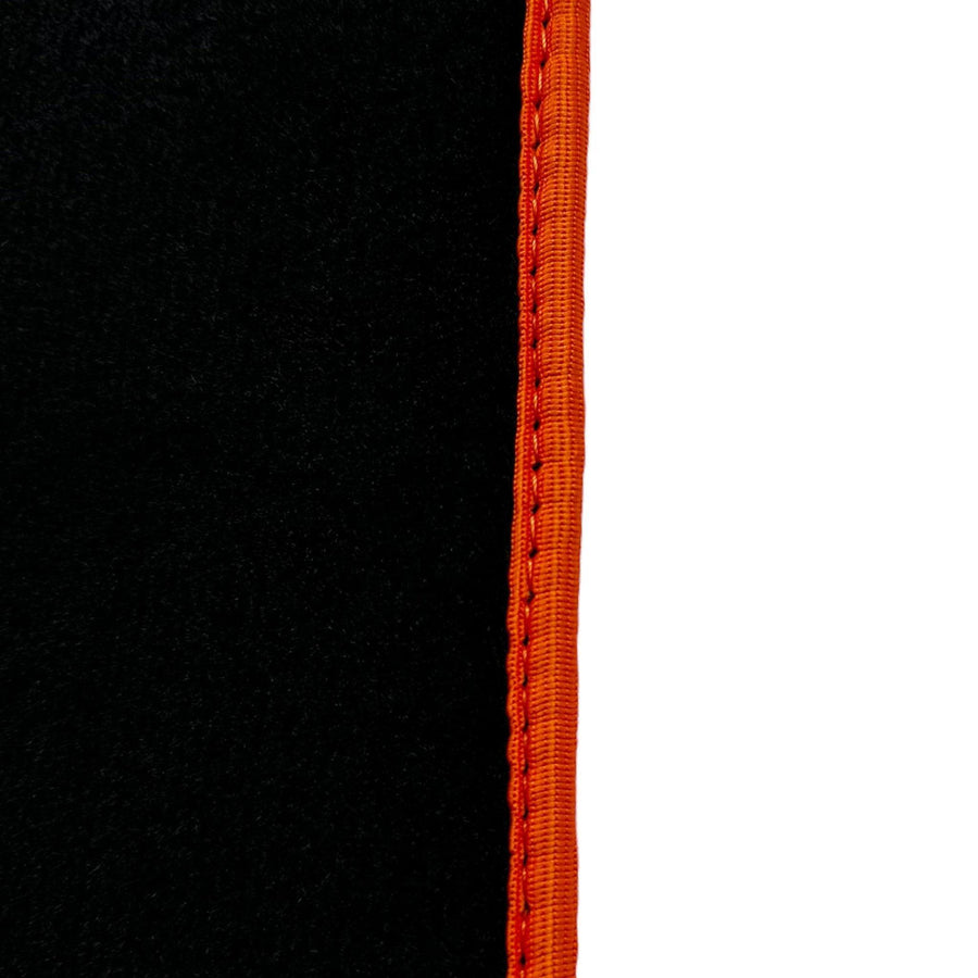 Black Floor Mats For BMW G61 (2023-2026) Touring | Orange Trim - AutoWin