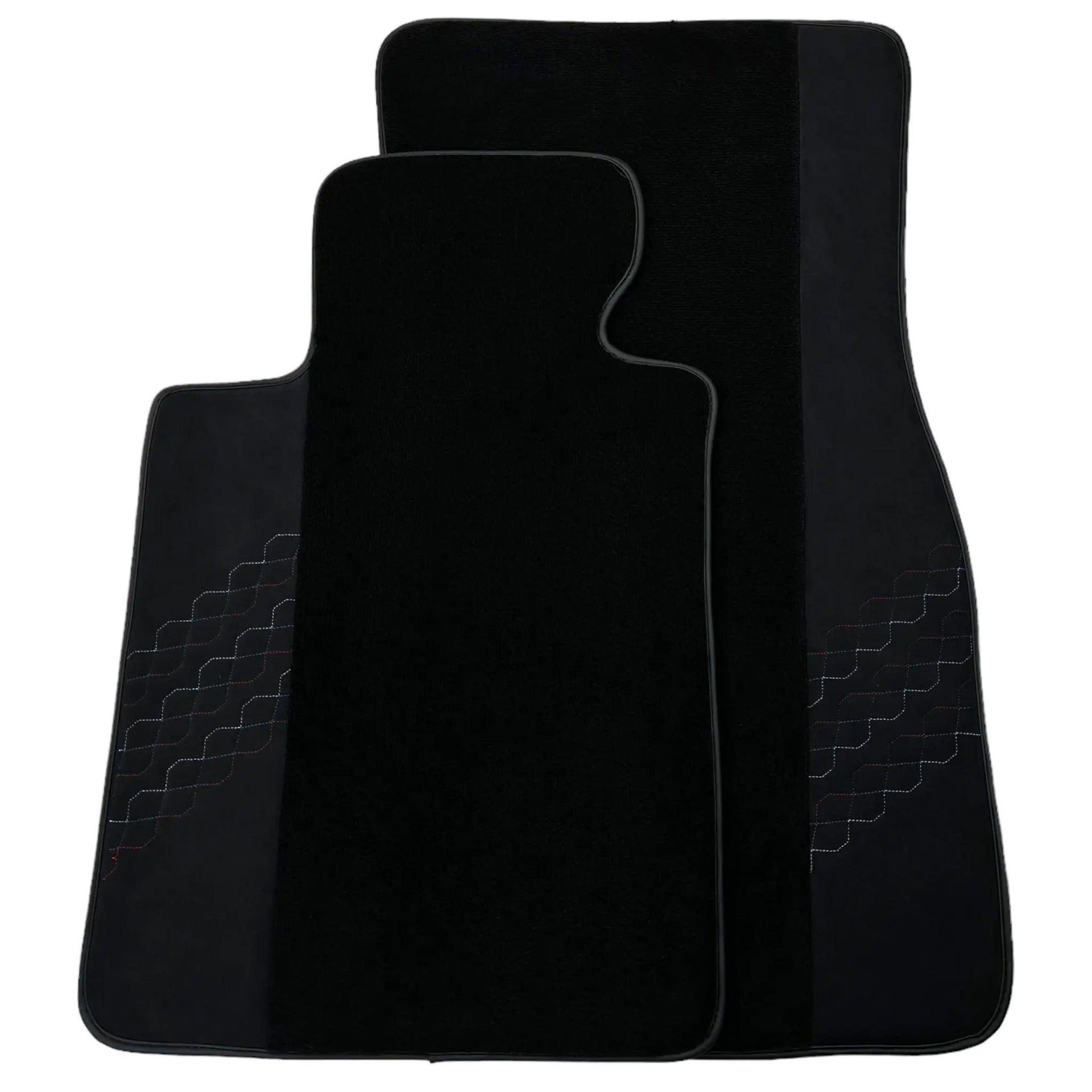 Black Floor Mats for BMW 2 Series M3 G81 Touring (2022-2026) with Alcantara Leather - AutoWin