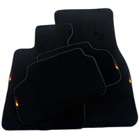 Black Floor Mats For BMW G60 (2023-2026) Sedan with German Flag - AutoWin