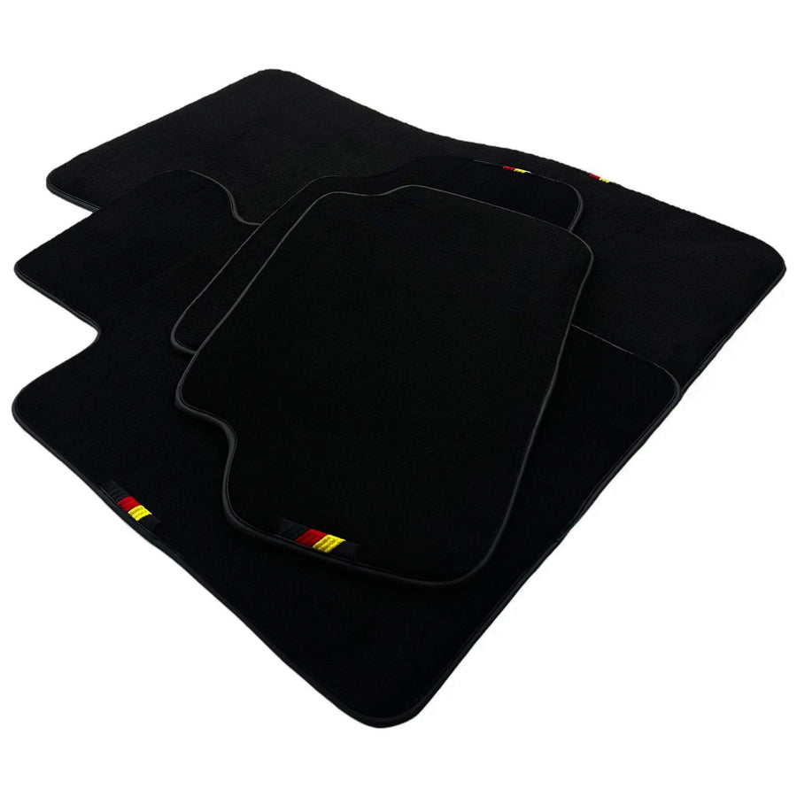 Black Floor Mats For BMW G61 (2023-2026) Touring with German Flag - AutoWin