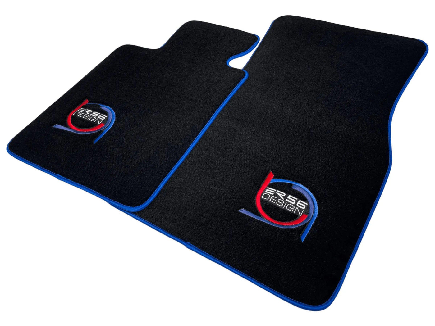Black Floor Mats For BMW M3 G80 ER56 Design Limited Edition Blue Trim - AutoWin