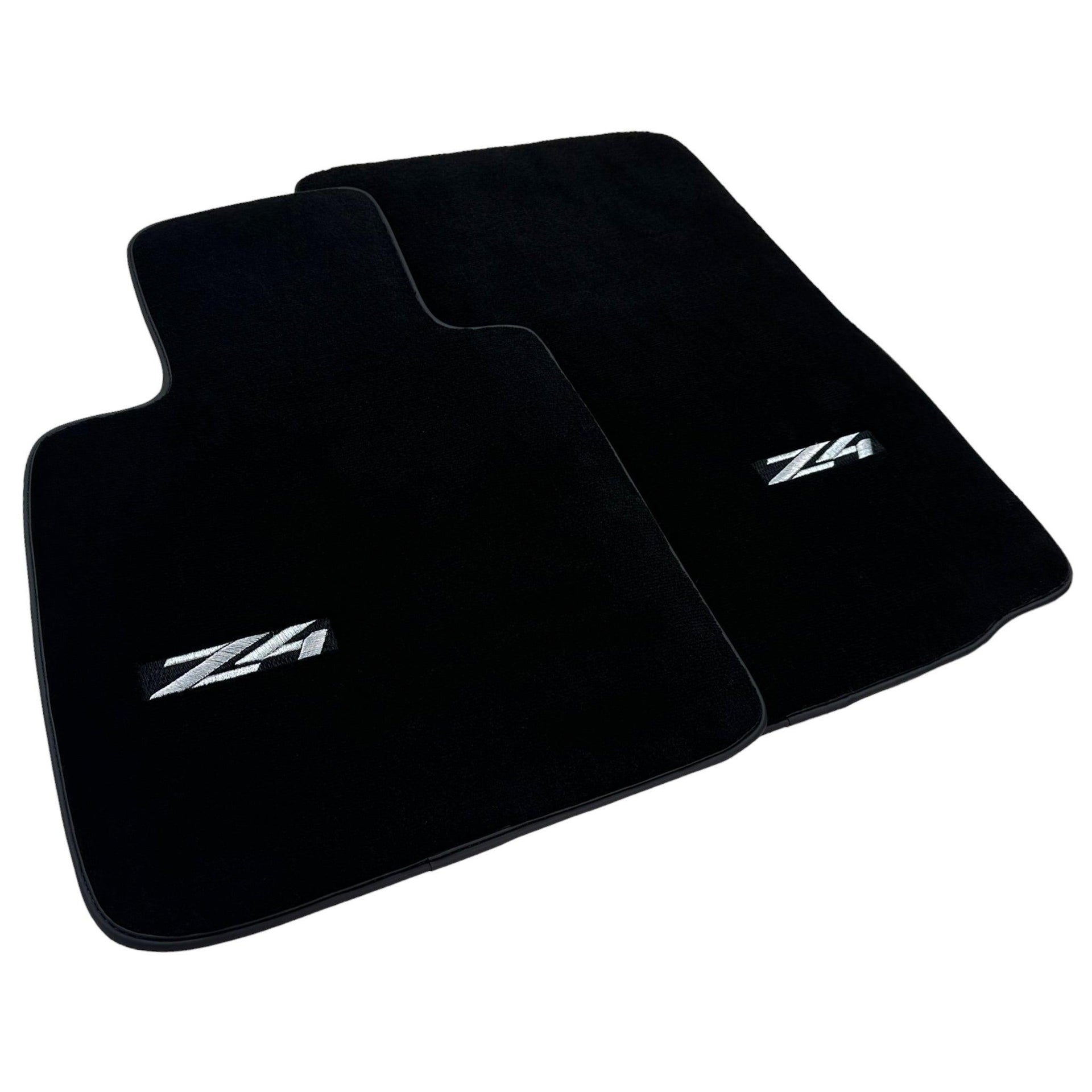 Black Floor Mats For BMW Z4 Series E85 Convertible (2003-2008) - AutoWin