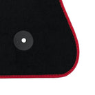 Black Floor Mats For Chevrolet Corvette C7 (2014-2019) | Red Trim - AutoWin