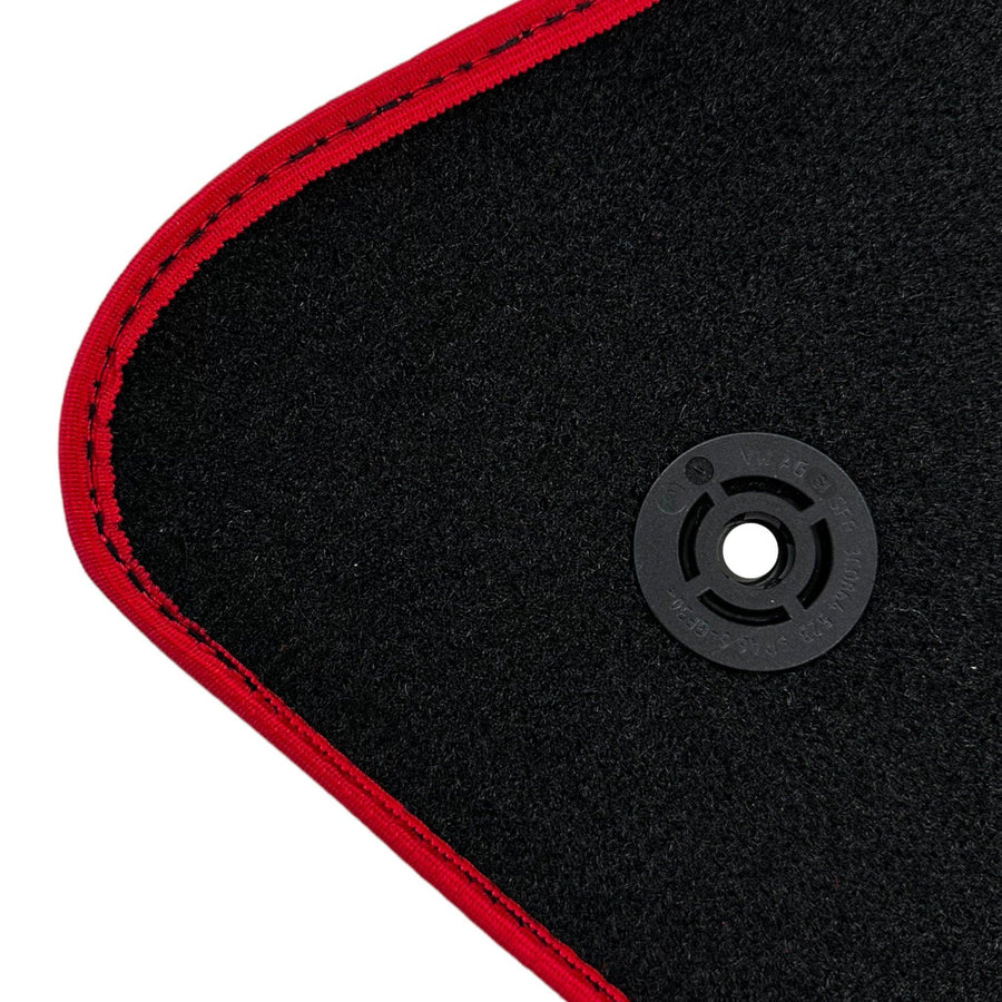Black Floor Mats For Chevrolet Corvette C7 Targa Top (2014-2019) - AutoWin