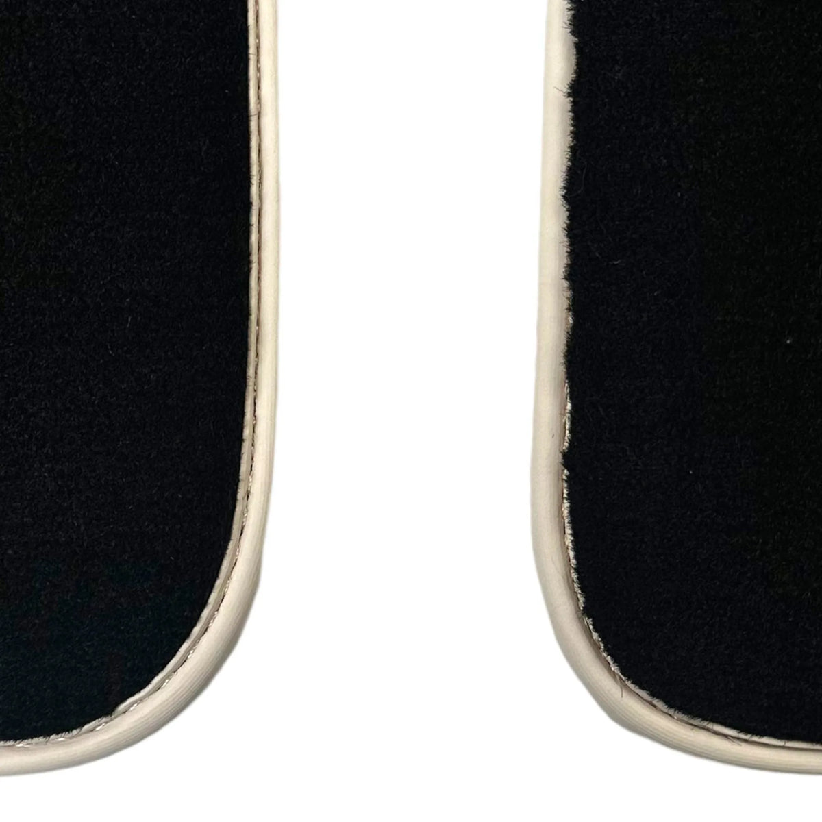 Black Floor Mats for Ferrari 296 GTB (2022-2027) with Beige Trim - AutoWin