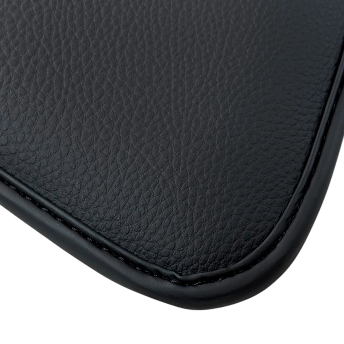 Black Floor Mats for Ferrari 296 GTS (2022-2027) with Leather | Red Logo