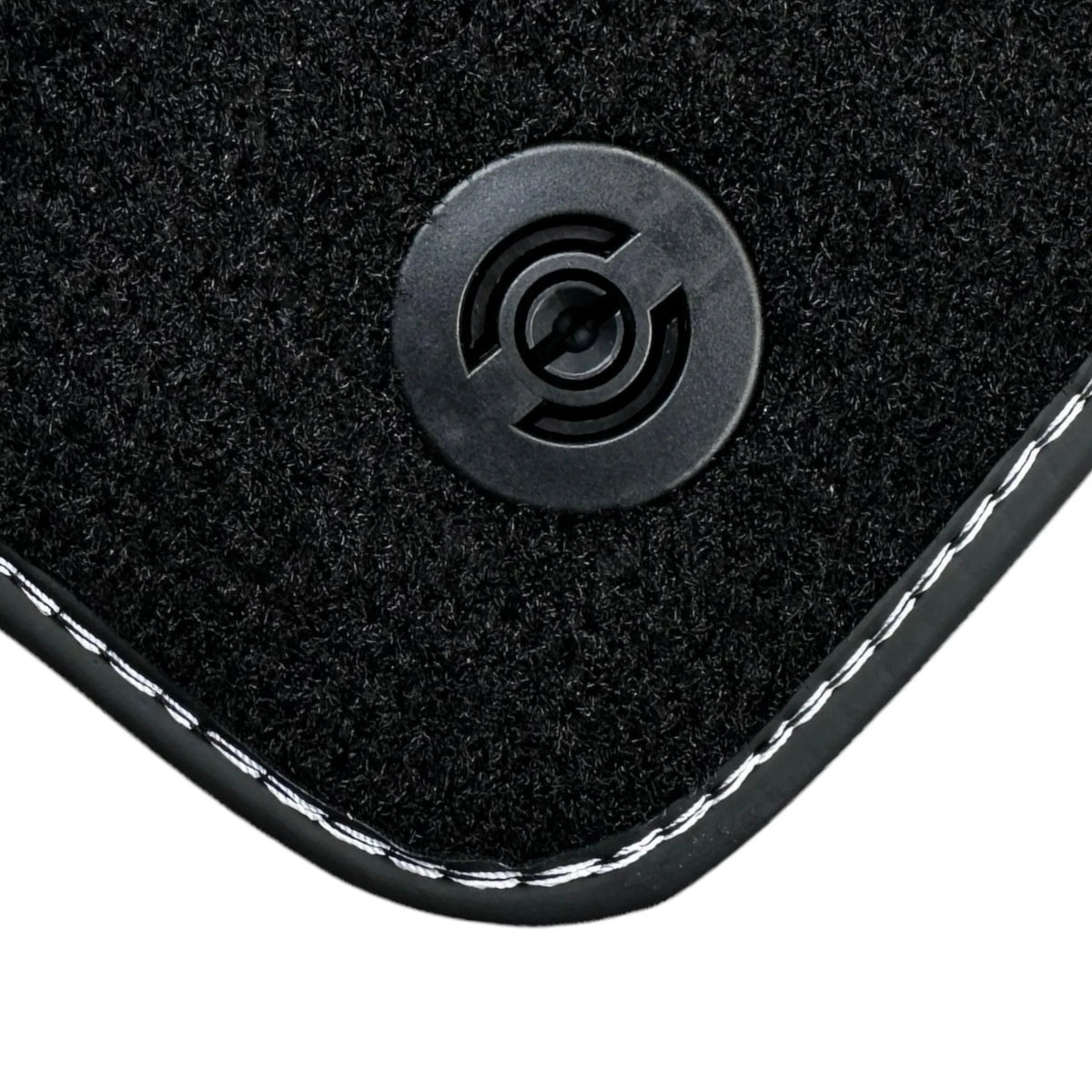 Black Floor Mats for Ferrari 458 GT2 (2012-2015) with Crema Nappa Leather
